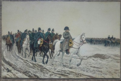 Napoleon calare// CP circulata RO 1913 foto