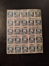 Bloc fiscal 25 timbre Casa Constructiilor