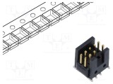 Conector şiruri pini tată PIN 10 1,27mm aurit SMT SAMTEC