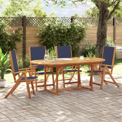 Gossi set mobilier de gradina, 5 piese, lemn masiv acacia/textilena foto