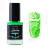 Nail art color Ink 12ml - Verde neon, INGINAILS