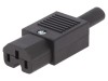 Conector Alimentare AC Mufă Mamă 10A 250V IEC 60320 Drept