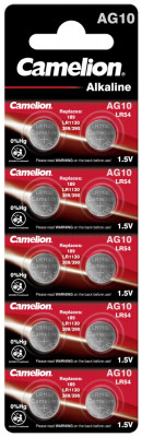 Baterii Ceas AG10 LR1130 G10 1.5V 80mAh Camelion Blister 10 foto