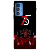 Husa compatibila cu Motorola Moto G22 model Ferrari F1 75, Silicon, TPU, Viceversa, Transparent, Carcasa