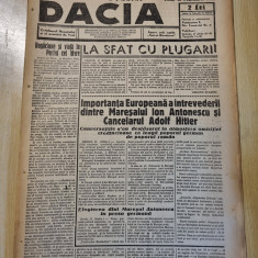 Dacia 16 februarie 1942-maresalul antonescu s-a intalnit cu hitler,armata SUA