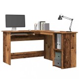 Cumpara ieftin Birou de colț, Lemn vechi, 120x140x75 cm, lemn prelucrat