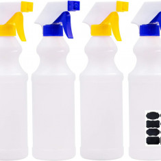 Sticle cu pulverizator Pstic rezistente la scurgeri, pachete de 4 sticle cu pulv