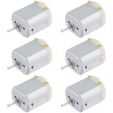 Set 6 bucăți: Motor DC Mini 130 3V-6V pentru roboți, ventilatoare și proiecte DIY