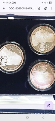 Colecție completă monede argint &amp;ndash; Patriarhii Bisericii Ortodoxe Rom&amp;acirc;ne foto