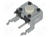 Microintrerupator, 6x6mm, OFF-(ON), SPST-NO, OMRON OCB - B3F-3100