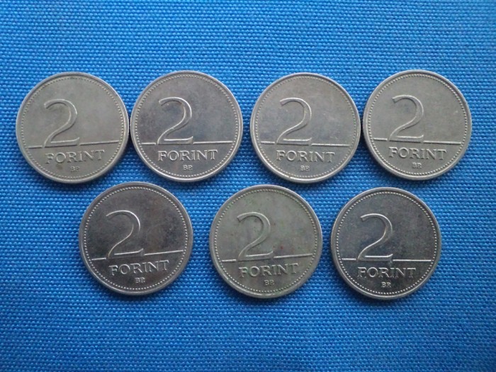 LOT 2 FORINT ANI DIFERITI 7 GUCATI- UNGARIA