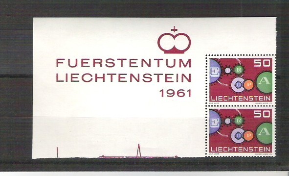Liechtenstein 1961 Europa CEPT x 2, MNH AC.014