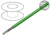 Cablu Ethernet ETHERLINE Cat.7 S/FTP 4x2x23AWG Cu Verde