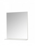 Oglinda baie cu polita GN0671, dreptunghiulara, PAL, 60 cm, alb
