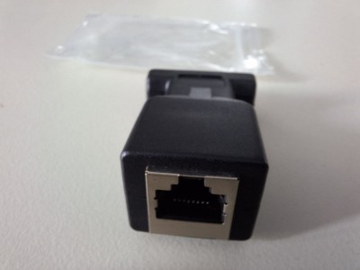 COM Serial Port LAN Ethernet Port Converter DB9 RS232 to RJ45 Adapter foto