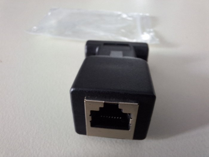 COM Serial Port LAN Ethernet Port Converter DB9 RS232 to RJ45 Adapter