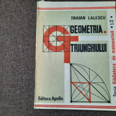 GEOMETRIA TRIUNGHIULUI-TRAIAN LALESCU RM4