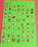 Lot 59 insigne fotbal CEHIA si SLOVACIA (CEHOSLOVACIA) - sistem de prindere ac lung (majoritatea model vechi!