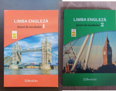 LIMBA ENGLEZĂ. Jocuri de vocabular vol. I + vol. II (ambele volume!) foto
