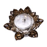 Cumpara ieftin Recipient din Sticla pentru Manichiura LUXORISE, Gold Flower