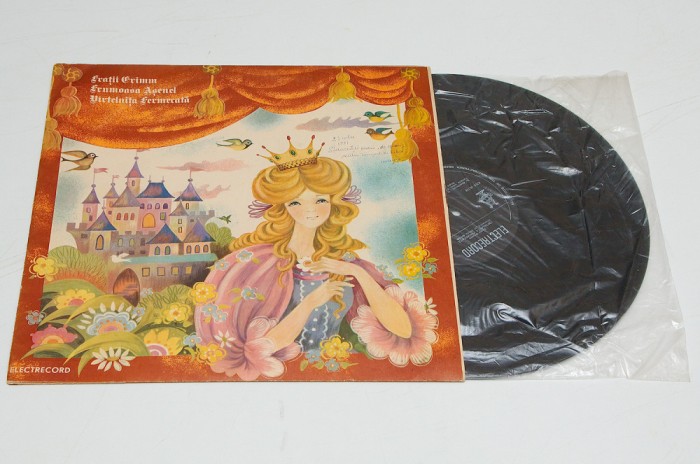 Frumoasa Asenel / Virtelnita Fermecata - Grimm - disc vinil vinyl LP povesti