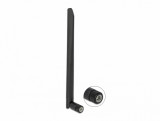 Antena 5G 3.4 - 3.8 GHz SMA plug 5 dBi 20cm omnidirectional, Delock 12638