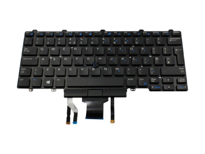 Tastatura laptop noua DELL E5450 Black (without frame) UK backlight foto