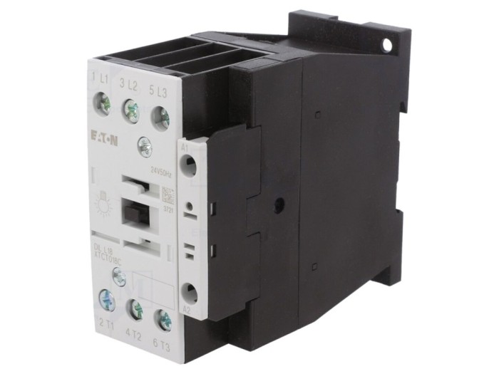 Contactor 3P NO 24VAC 18A