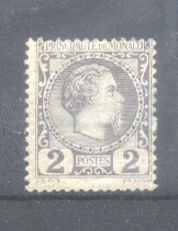 Monaco 1885 Charles III 2C Mi.2 MH AM.537