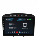 Cumpara ieftin Navigatie Peugeot 308 408 (2008-2013), Android 10, P-Quadcore 2GB RAM + 32GB ROM, 9 Inch - AD-BGP9002+AD-BGRKIT265