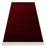 ORIENT 2958 covor visiniu / negru Cadru, clasic, oriental, cu franjuri, 180x270 cm