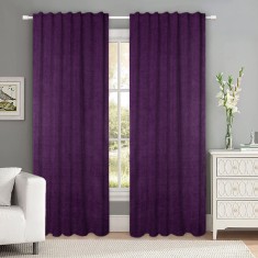 Draperie tip tesatura in cu rejansa transparenta cu ate pentru galerie, Madison, 150x255 cm, densitate 700 g/ml, Yola, 1 buc