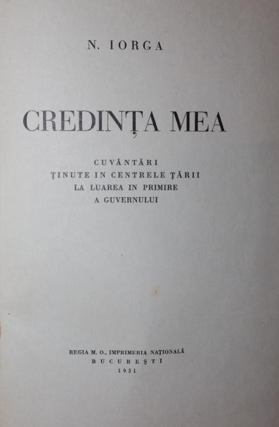 CREDINTA MEA