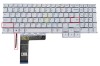 Tastatura Laptop Gaming, Lenovo, IdeaPad 3 16IAH7 Type 82SA, iluminata 8 pini, alba, layout US