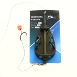 MONTURA FEEDER FL METHOD FARA TIJA 40G CARLIG NR 8 SPIN 10MM CU PORUMB FLOTANT E A
