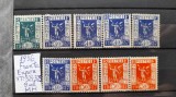 1936-Franta-YT322-325-Exp.Paris-p.set-9 val.-MH-YT=+15 E, Stampilat