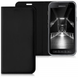 Husa pentru Samsung Galaxy Xcover 4, Piele ecologica, Negru, 41170.01, Kwmobile