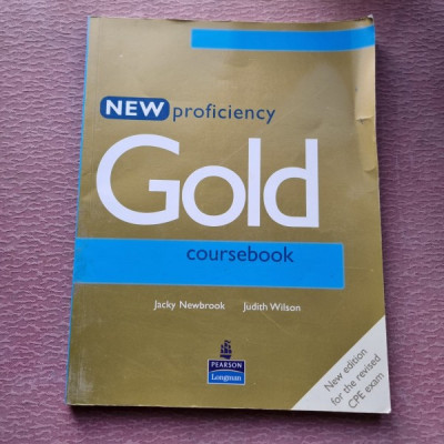 Jacky Newbrook - New proficiency Gold coursebook foto