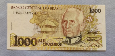 Brazilia / Brasil - 1000 Cruzeiros ND (1990-1991) sA453 foto