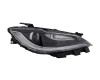 Far CHRYSLER 200, 2016-2017, partea dreapta, cu LED daytime running light; Type= USA; HB3+PWY24W; manual; negru; Omologare SAE; halogen,
