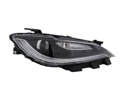 Far CHRYSLER 200, 2016-2017, partea dreapta, cu LED daytime running light; Type= USA; HB3+PWY24W; manual; negru; Omologare SAE; halogen, foto