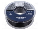 Filament ABS 1,75mm negru 1kg High Speed GEMBIRD