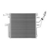Condensator AC Dodge RAM 2013 6.7 TD; RAM 2500, 3500 2019 5.7 V8, 6.4 V8, 6.7 D; dimensiuni [mm]: 605x550x18, uscator integrat, iesire 10,1mm,