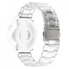 Curea polimer, compatibila cu Samsung Galaxy Watch 46mm, Telescoape QR, 22mm, Transparent Effect