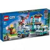 LEGO City 60371 Centru pentru vehicule de urgenta, 5 minifigurine
