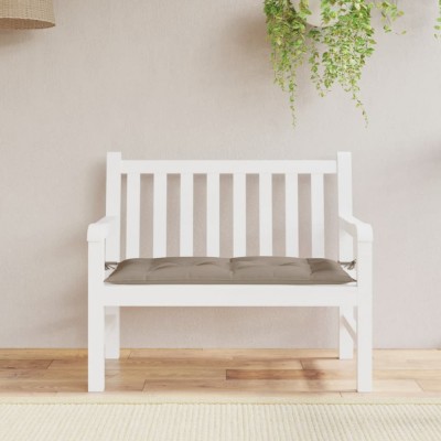 vidaXL Pernă bancă de grădină, gri taupe, 110x50x7 cm, material oxford 361819 foto