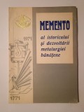 F. V. Fabian - Memento al istoricului și dezvoltării metalurgiei bănățene (1971)