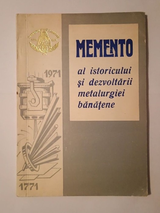 F. V. Fabian - Memento al istoricului și dezvoltării metalurgiei bănățene (1971)