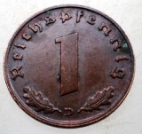 B.065 GERMANIA 1 REICHSPFENNIG 1938 D EROARE, Europa, Bronz