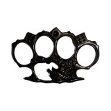 Pumnal tip box, rozeta autoaparare cu 3 zaruri, 1 cm grosime, negru